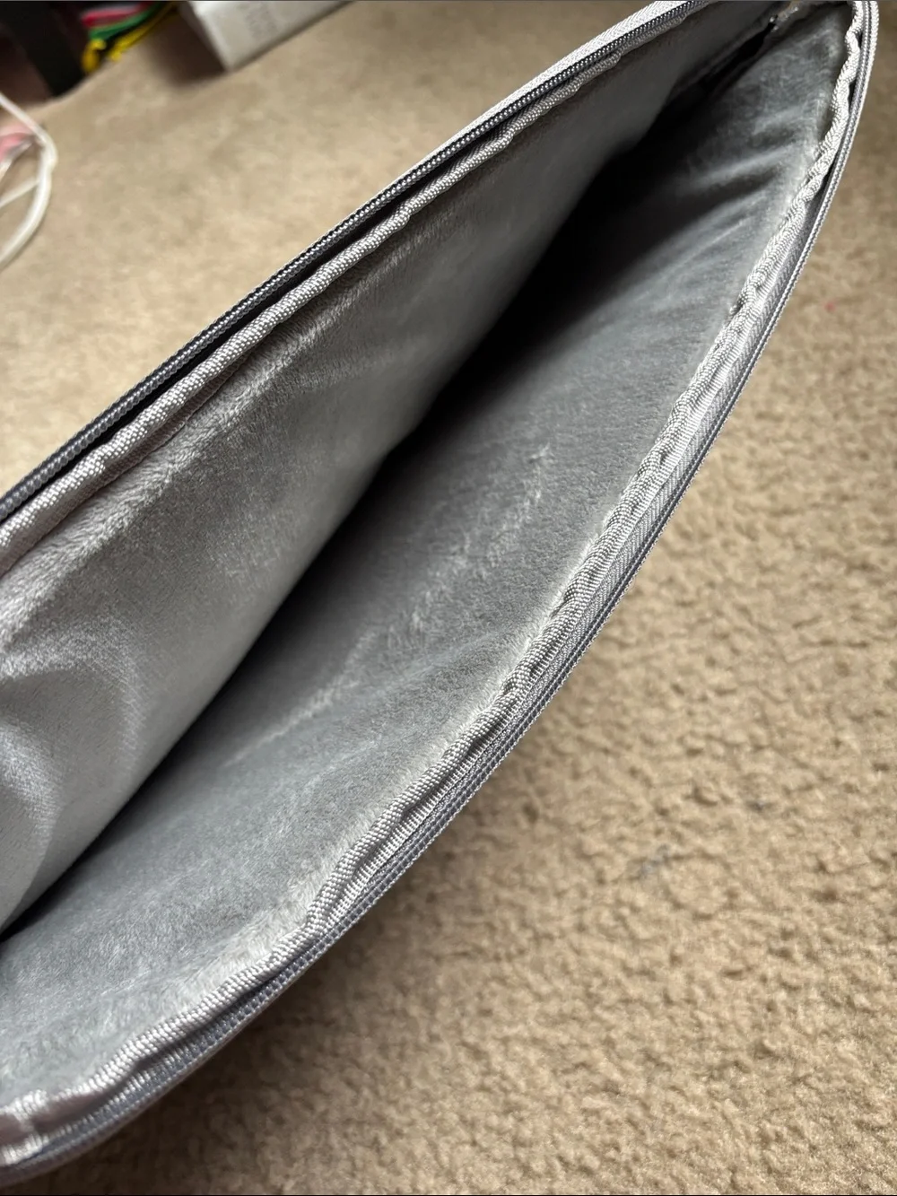 Gray Laptop Sleeve Carry Case